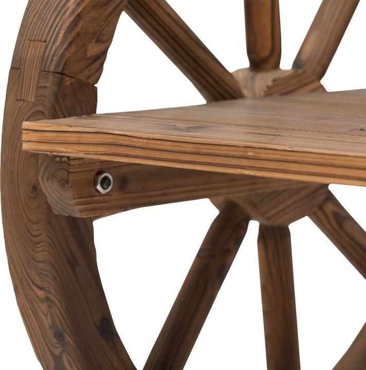 Immagine prodotto Outsunny Panchina da giardino con design a ruota di carro