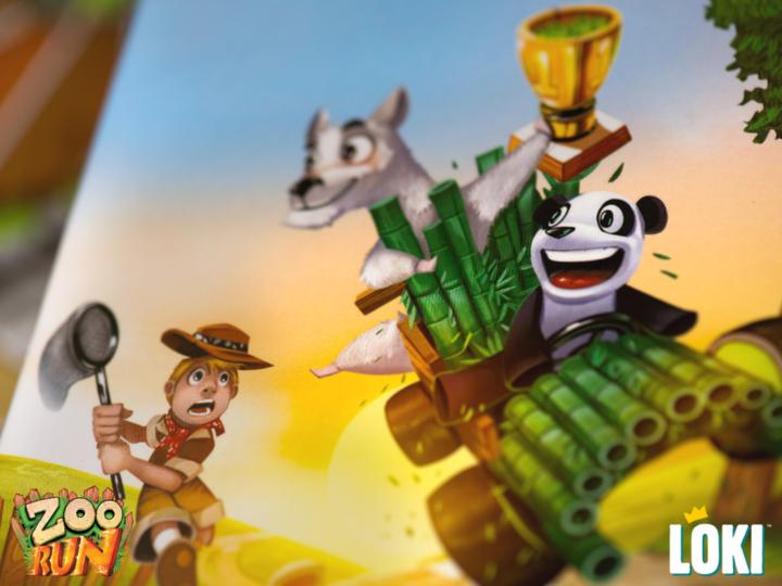 Produktbild Loki Kids 516009 - Zoo Run, Brettspiel, für 3-5 Spieler, ab 5 Jahren (Deutsch, 3 - 5 Spieler)