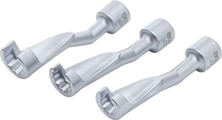 Actual product image BGS Pipe Wrench Set, open 12.5 mm (1/2") Drive 14 - 17 - 19 mm