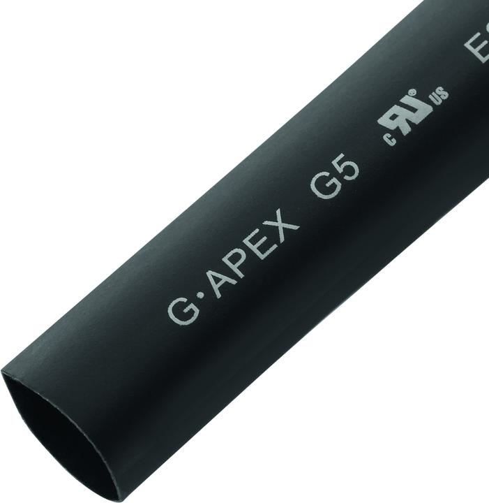 Steffen Schrumpfschlauch schwarz 1m, Schrumpfbereich, 12.0 - 6.5mm (1 x)