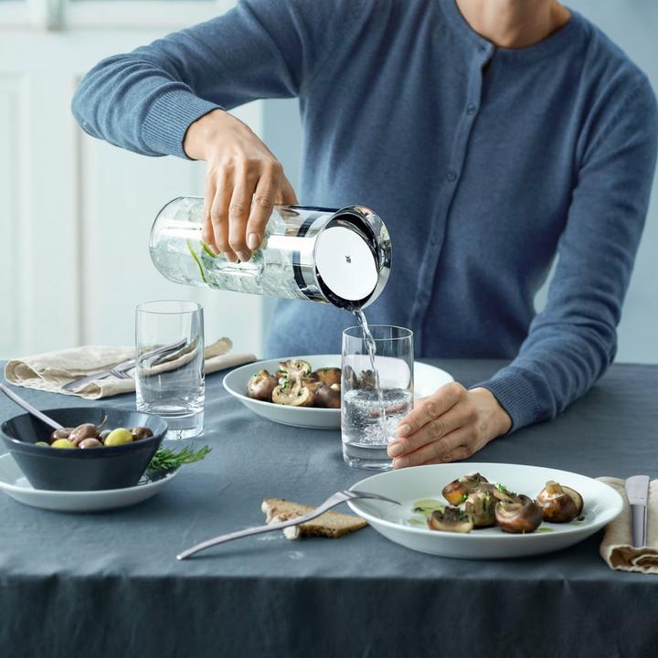 Produktbild WMF Wasserkaraffe 0,8l Griffmulde Glas Karaffe Motion CloseUp-Verschluss (0.80 l)