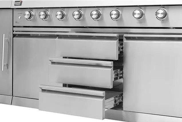 Actual product image Mustang Ametist Gas Grill / Summer Kitchen, 6 + 2 Burners