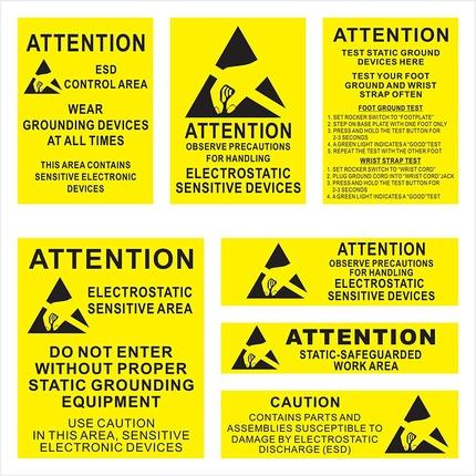 Label énergétique Quadrios Autocollant feuille d' ESD, anglais