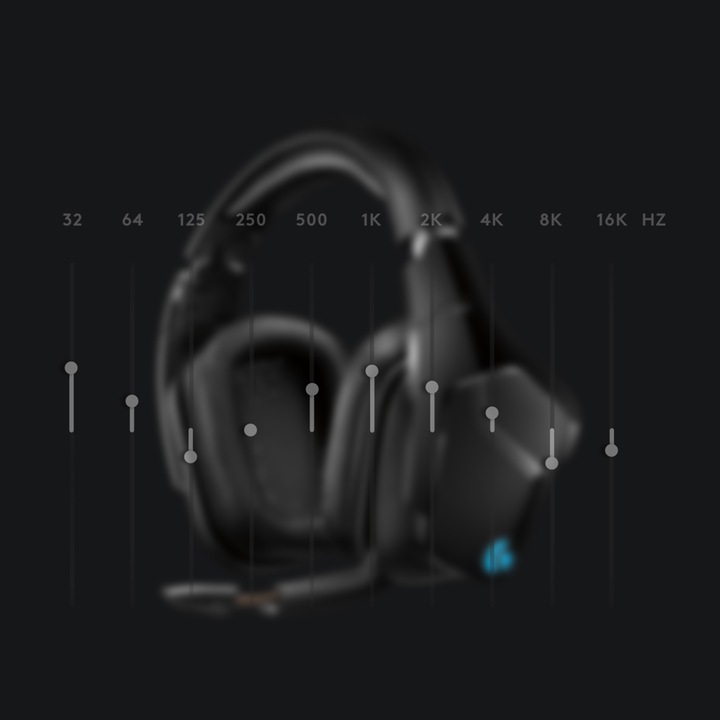 Produktbild Logitech G G935 Wireless 7.1 Surround Sound LIGHTSYNC für Gaming - 2,4 GHz - EMEA (Kabellos)
