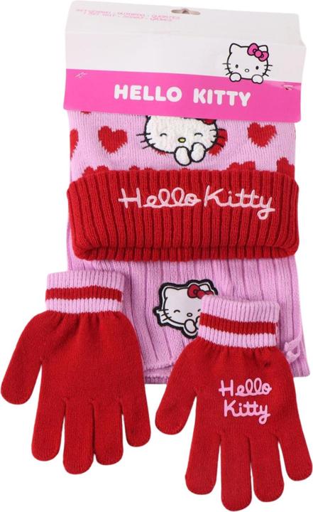 Actual product image Cerdá Hello Kitty winter set snood hat gloves