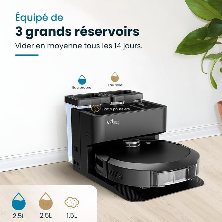 Produktbild Eziclean Z10 Plus (6000 Pa, Wischrolle)