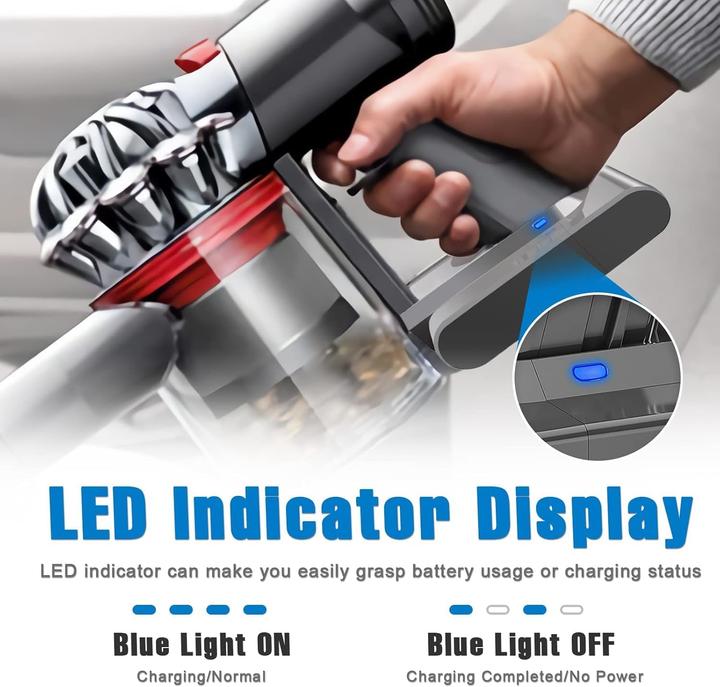 Actual product image Powtree Replacement battery for Dyson V6