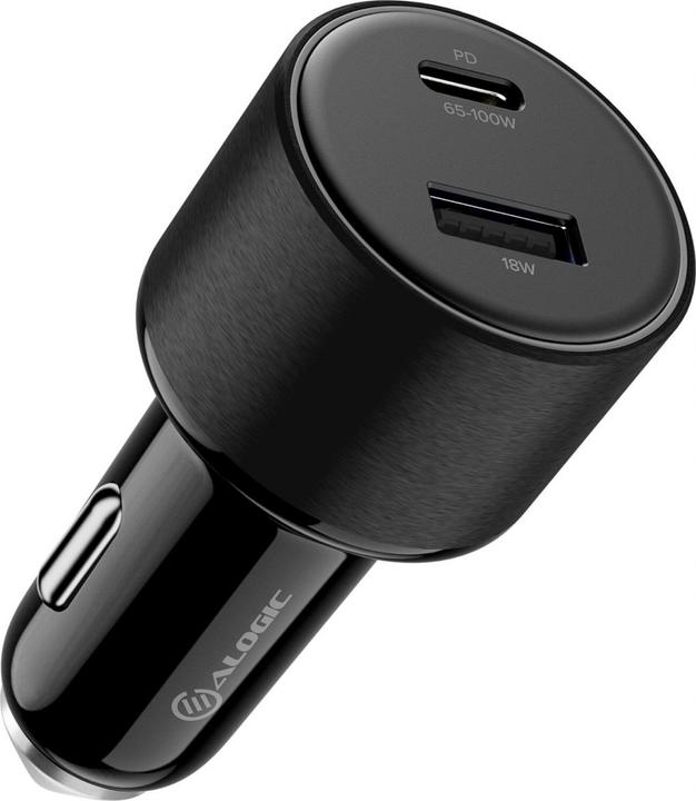 Alogic Périphérique de positionnement voiture 100W USB-C+USB-A +USB-C vers câble USB-A