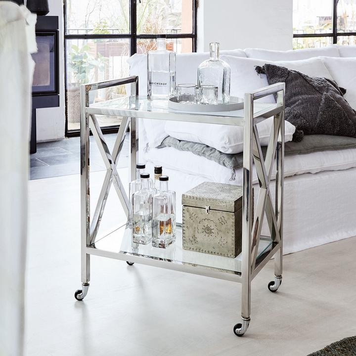 Produktbild Loberon Barwagen Stamford silber