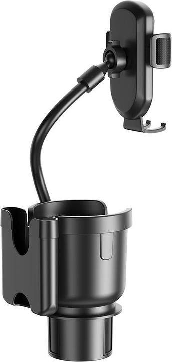 Productafbeelding xO autohouder C140 zwart naar de bekerhouder