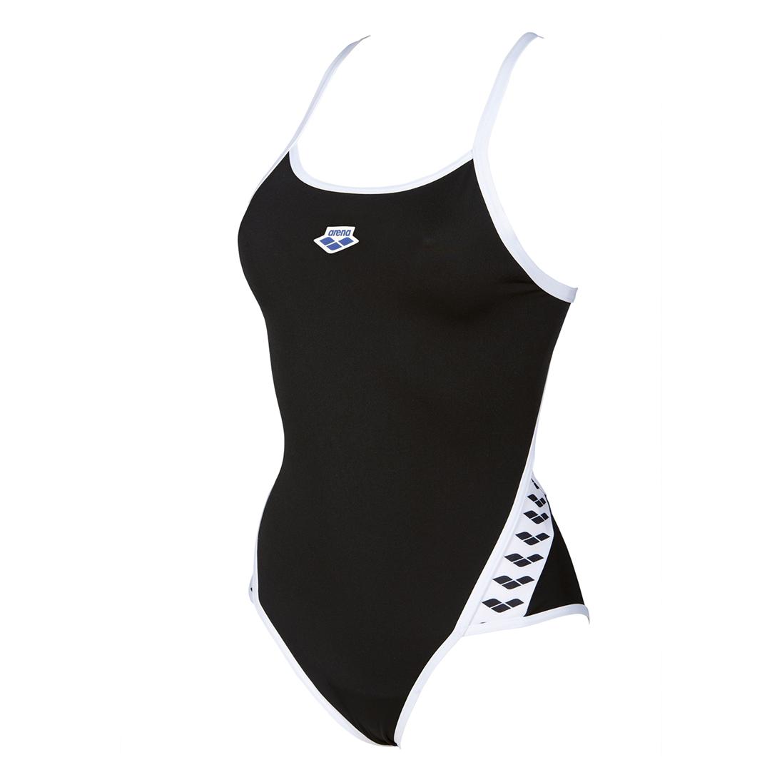 Arena, Damen, Badeanzüge, W Icons Super Fly Back Solid, Schwarz, (30, 34)