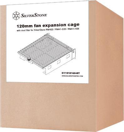 Image du produit Silverstone SST-G11910160-RT Cage d'extension pour ventilateur 120mm