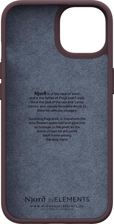 Productafbeelding Njord Echt Lederen Hoesje Iphone 14 (Apple iPhone 14)