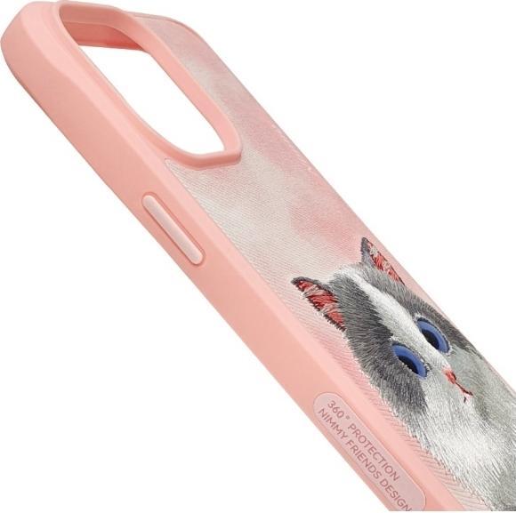 Produktbild Nimmy case iPhone 15 Pro Max 6.7" pink Big Eyed Pet 2.0 Cat (Apple iPhone 15 Pro Max)