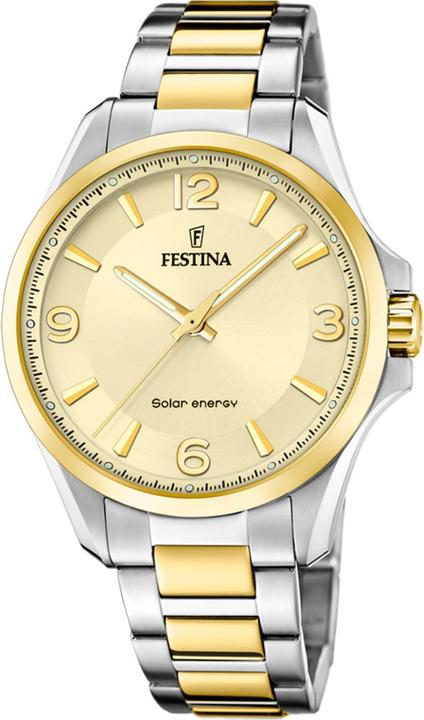 Festina Orologio Uomo Analogico F20656/3, Argento, Bracciale, Modello CAB.ACE.ESF.VERD., Calendario