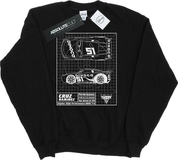 Produktbild Disney Cars Cruz Ramirez Blueprint Sweatshirt (XL)