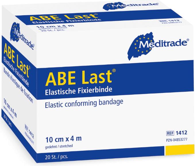 Actual product image Meditrade ABE Last® highly elastic fixation bandage, 4 cm x 4 m