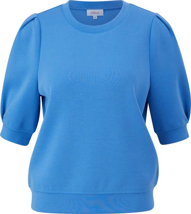 Produktbild s.Oliver Sweatshirt Kurzarm-Shirt aus Scuba (46)