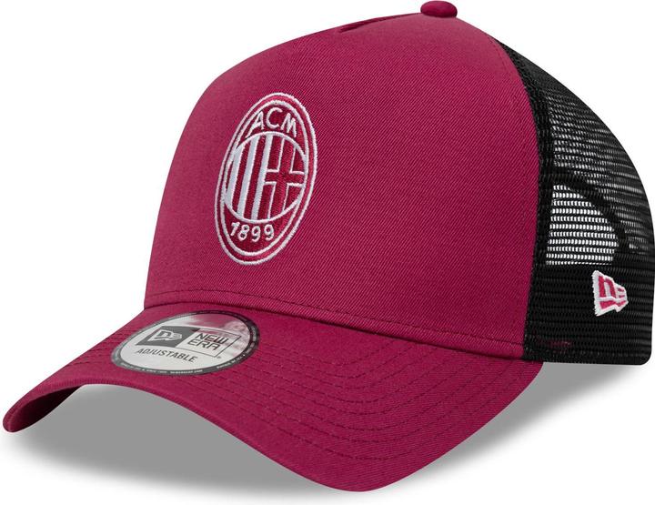 Produktbild New Era A-Frame Trucker Cap - AC MAILAND rubin (One Size)