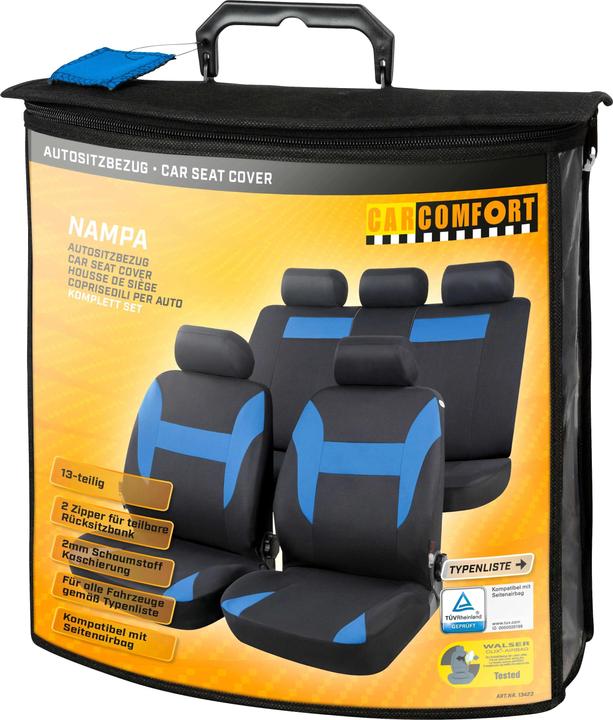 Produktbild CarComfort Sitzbezüge Nampa Universal Set Auto Sitzbezug für Vorne + Hinten Pkw Schonbezug