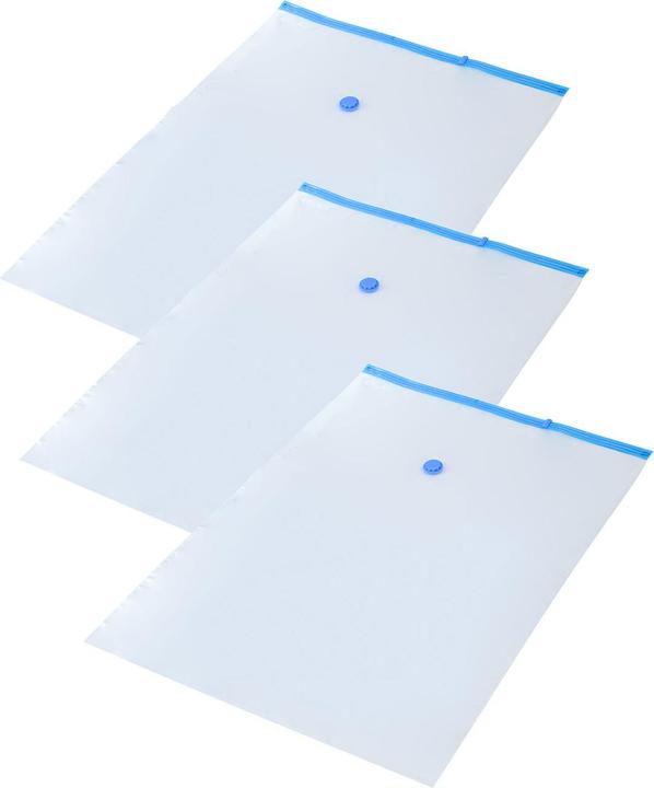 Ideoon 3er-Set Vakuum-Beutel zur Kompression per Staubsauger, 80 x 120 cm