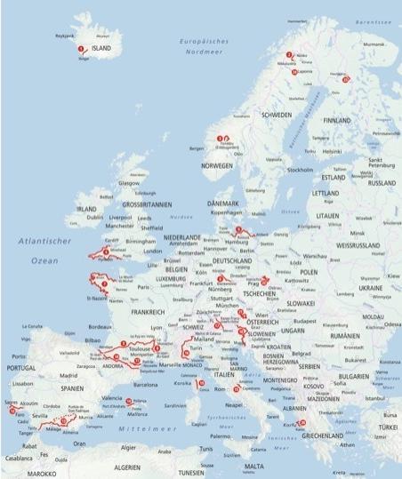 Immagine prodotto Fernwanderwege in Europa (Tedesco, Michael Vogeley, 2022)