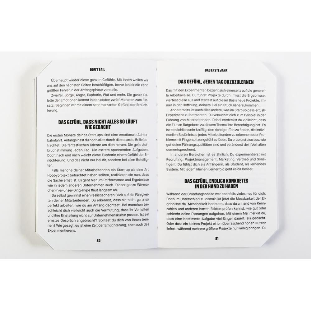 Thumbnail - Don’t Fail, Fachbücher von Thomas Willberger