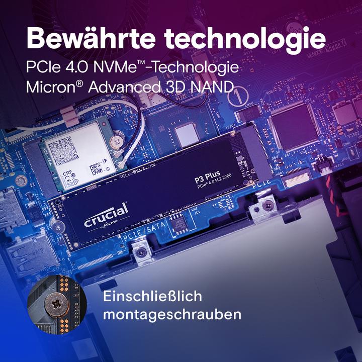 Actual product image Crucial P3 Plus (4000 GB, M.2 2280)