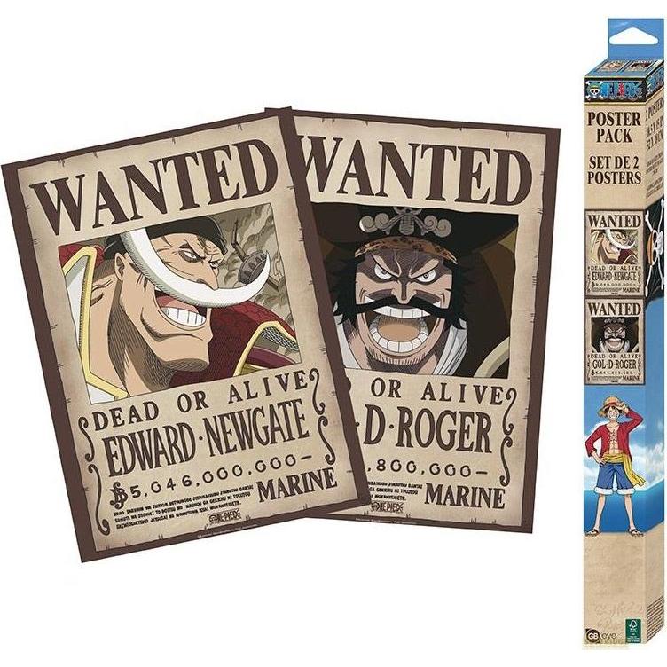ABYstyle, Bilder, One Piece - Wanted Roger & Newgate (52 x 38 cm)