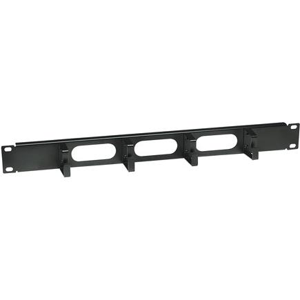 Intellinet Cable Manager with 3 holes, Serverschrank Zubehör, Schwarz