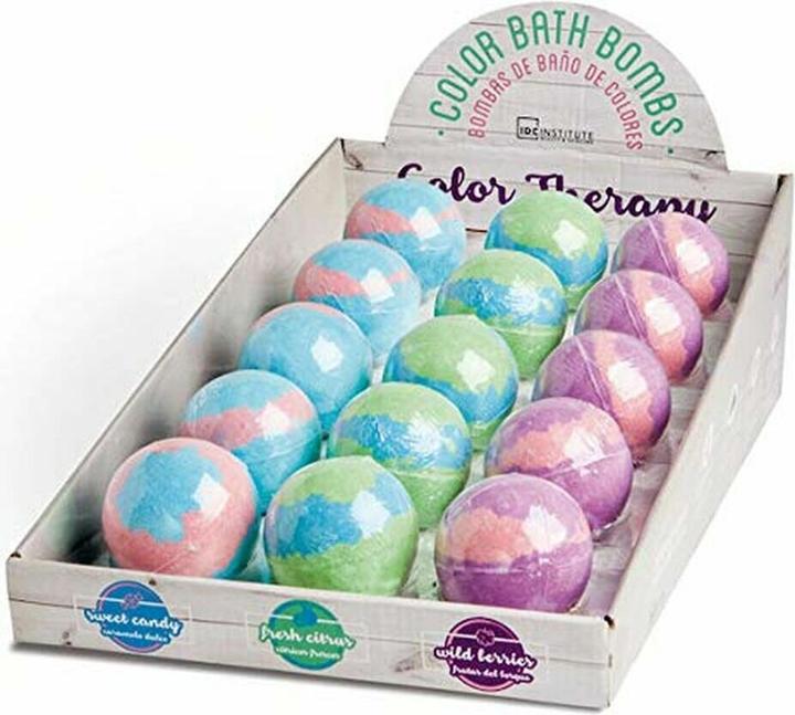 Immagine prodotto IDC Institute Pompa da bagno Color Therapy 140 g (1 litro) (Praline da bagno)