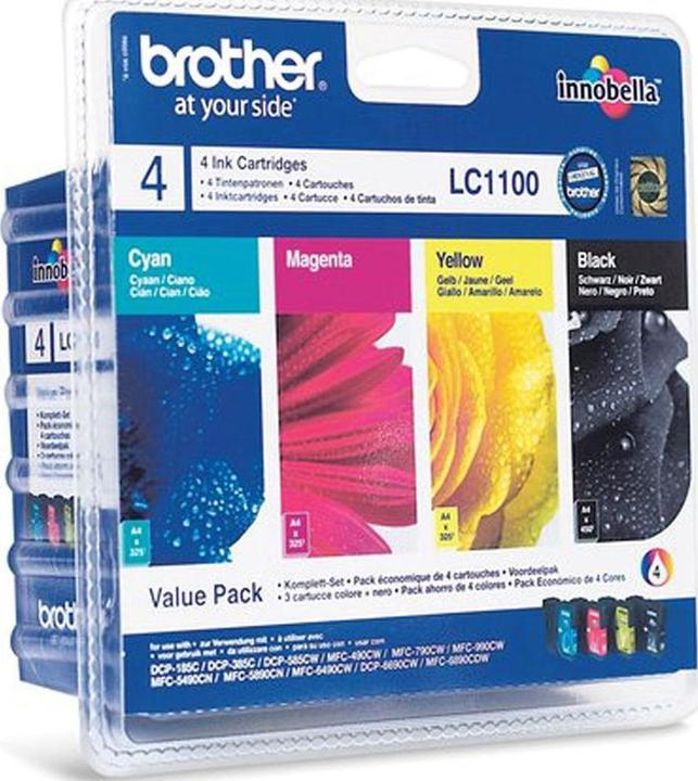Produktbild Brother LC-1100VALBP Value Pack (BK, C, M, Y)