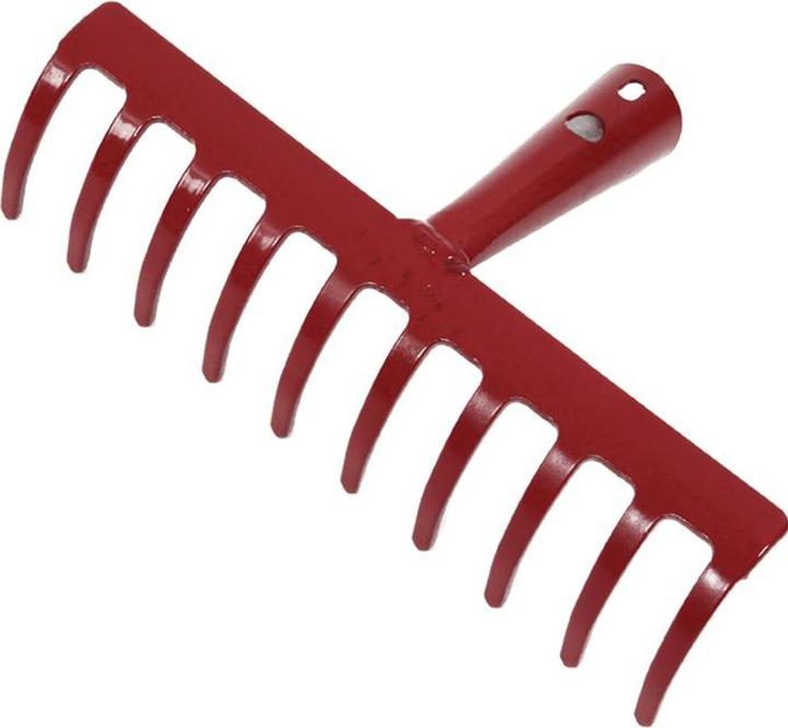 Actual product image Magni Floraworld 010653 Garden rake Classic Spare blade 10 tines red