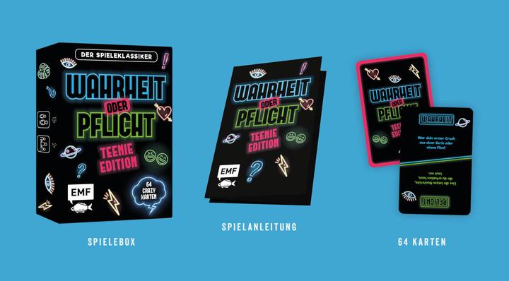 Actual product image Card Game: Truth or Dare - Teen Edition (German, 2 - 6 Players)