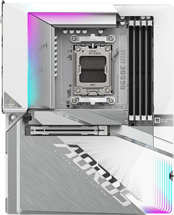 Produktbild Gigabyte B650E AORUS STEALTH ICE (AM5, AMD B650E, ATX)