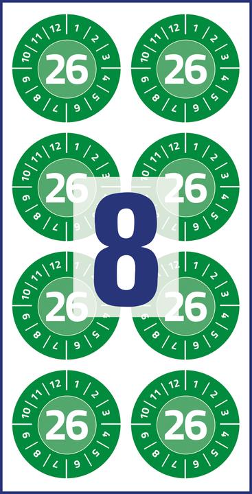 Actual product image Avery Test badges