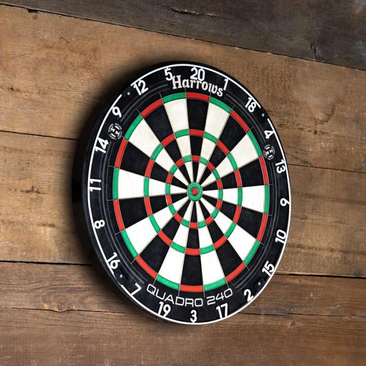 Actual product image Harrows Quadro 240 dartboard