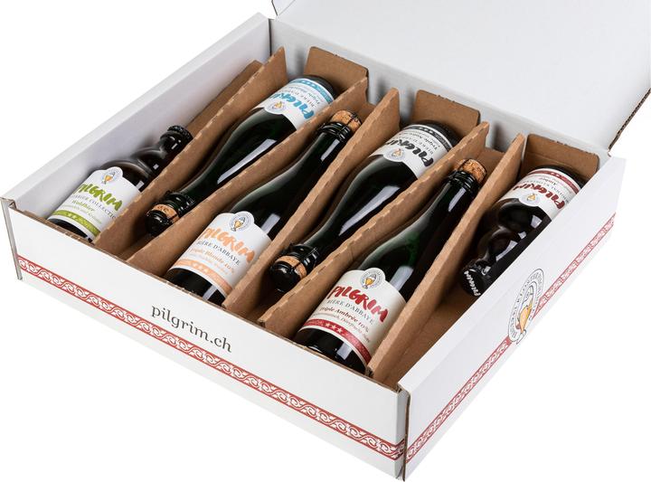 Produktbild Pilgrim Geschenkset Kloster Bier 4 x 0.375 l & 2 x 0.33 l (4 x 33 cl)