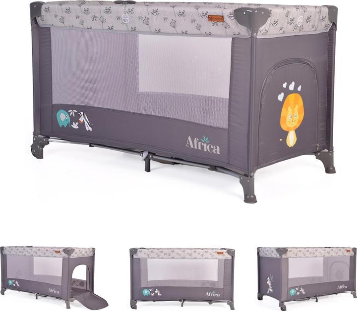 Actual product image Cangaroo Travel cot Africa (60 x 120 cm)