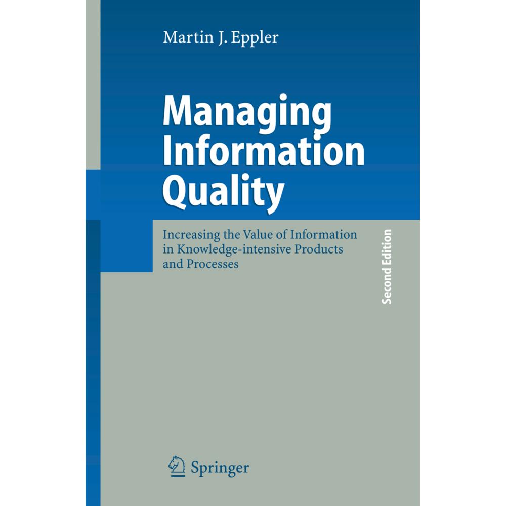 Managing Information Quality, Fachbücher von Martin J. Eppler