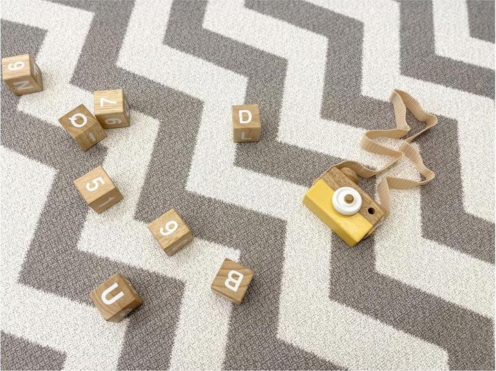 Image du produit Dwinguler Zig Zag Grey (Slim) (140 x 180 cm)