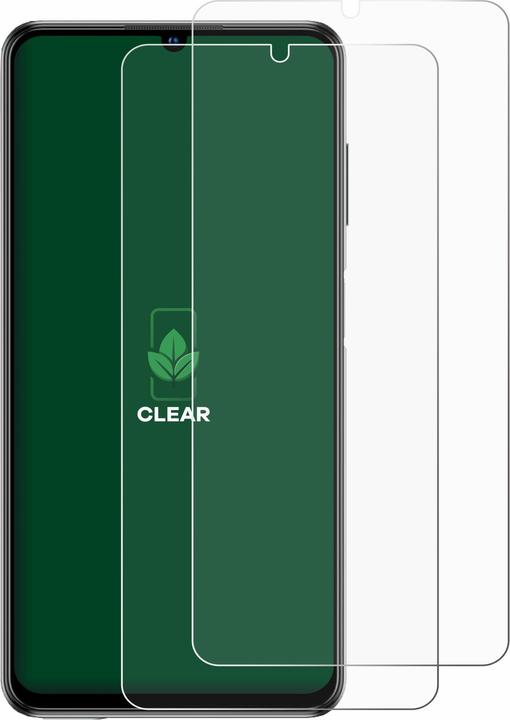 Actual product image ScreenLeaf Screen Protector sustainable Screen Protection, clear, anti-scratch (2 Piece, ZTE Blade V40s)