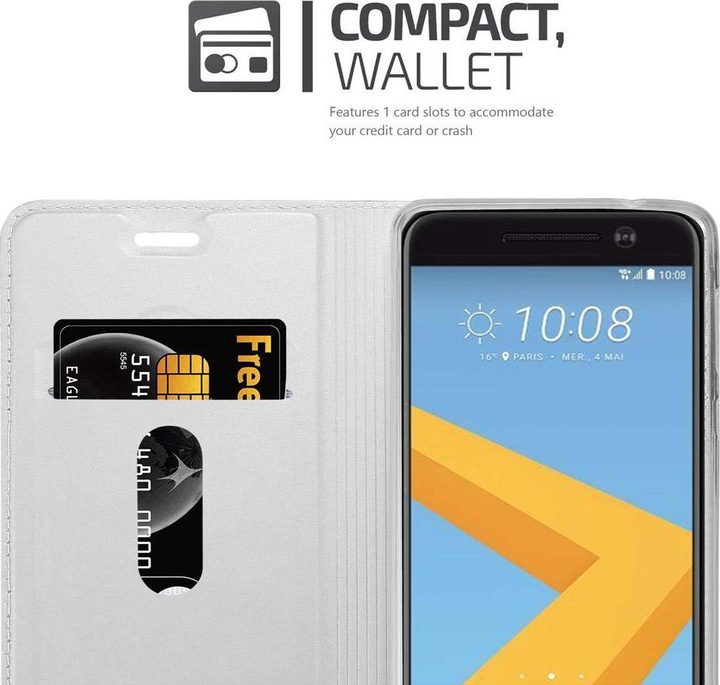 Actual product image Cadorabo Book Classy Style Cover (HTC One 10)