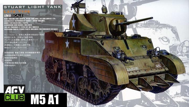 Immagine prodotto AFV Club US M5A1 Tipo Tardivo con fresa a tazza