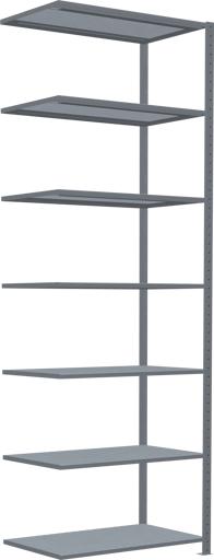 Produktbild Schulte Lagertechnik Stecksystem Anbauregal MULTIplus250 mit Kreuzstrebe