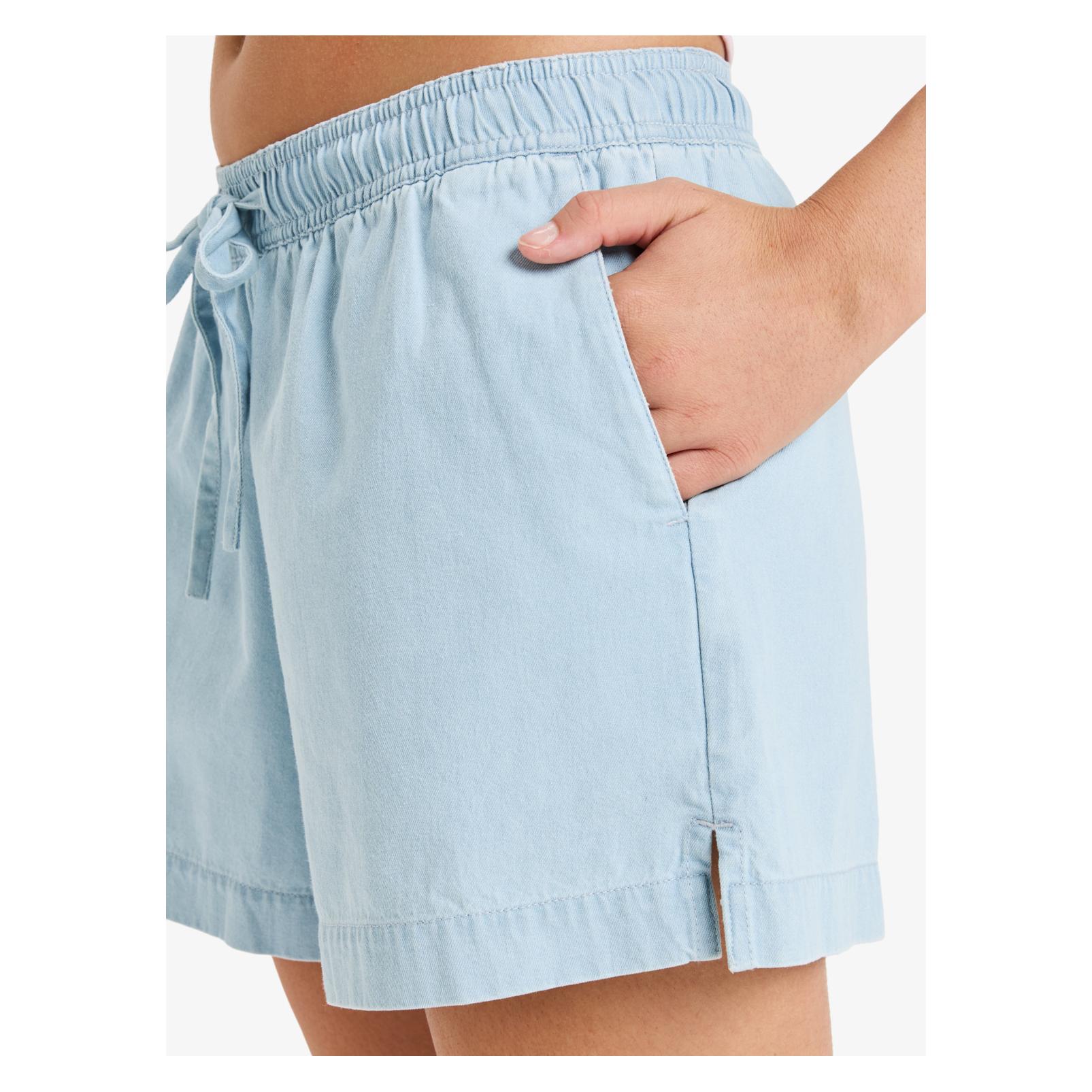 Roxy, Damen, Shorts, Women's Lekeitio Break Mid Denim, Blau, (S)