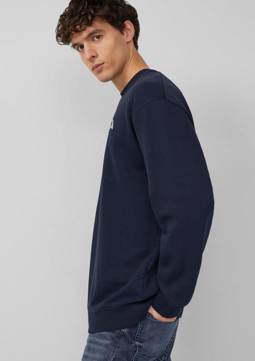 Produktbild s.Oliver Sweatshirt Weiches Sweatshirt mit Artwork im Relaxed Fit (M)