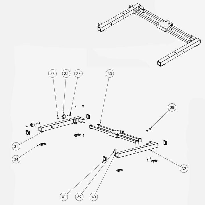 Actual product image Domyos Gehaeuse Ersatzteil