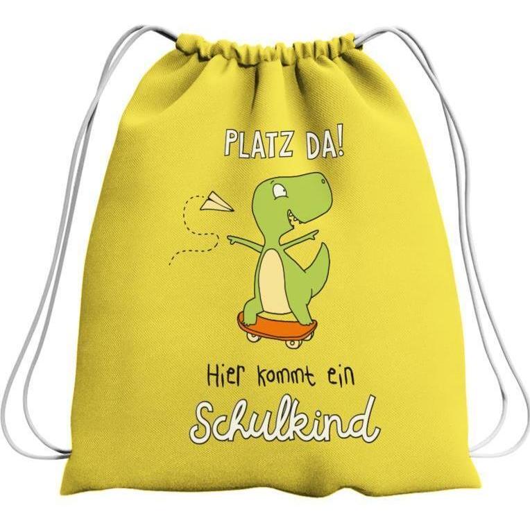 Sheepworld, Tasche, Sportbeutel Dino mit Kordelzug.47724, Mehrfarbig