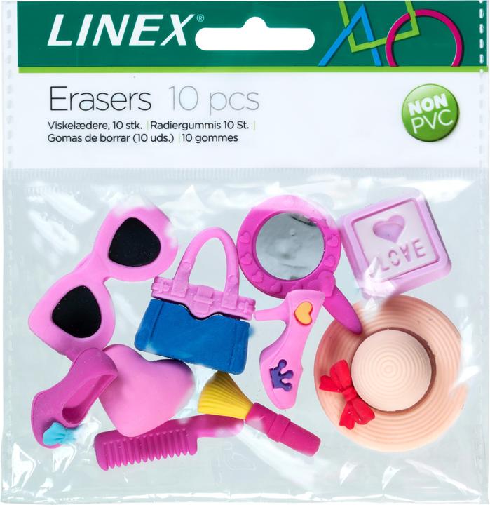 Produktbild Linex Radiergummi-Set Girls 3D